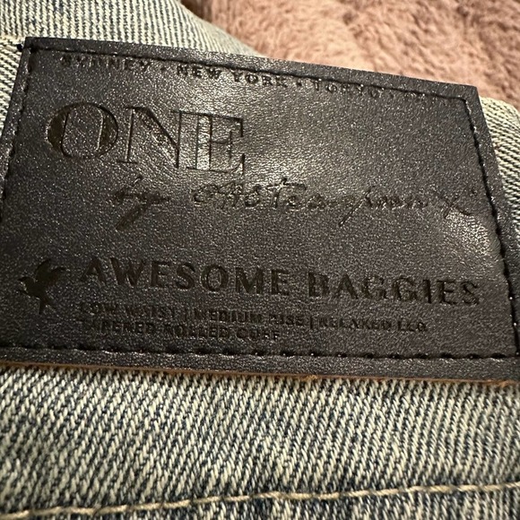 One Teaspoon Awesome Baggies Size 25 Blue Light Wash - Picture 8 of 11